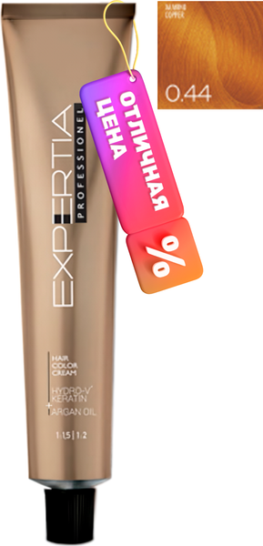 Изображение товара Крем-краска для волос Farcom Expertia Professionel 0.44 (100мл, медный)