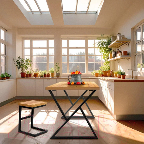 Изображение товара Подстолье Millwood Дели (черный металл)