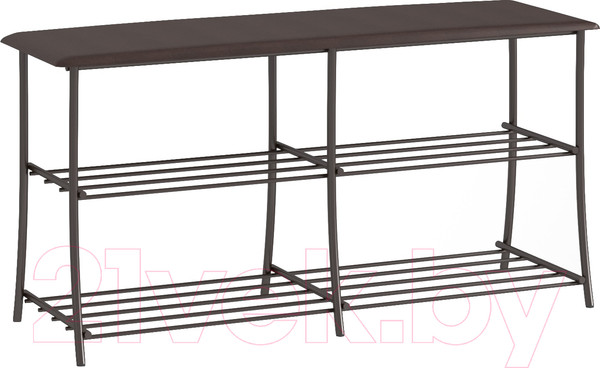 Изображение товара Тумба в прихожую Премиум 1000 с мягкой сидушкой (антик медь)