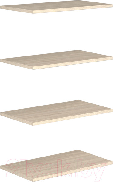 Изображение товара Комплект полок для корпусной мебели Премиум Виктория (шимо светлый)