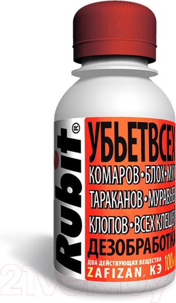 Изображение товара Концентрат от насекомых Rubit Zafizan (100мл)