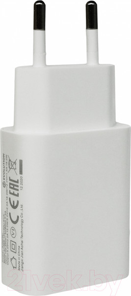 Изображение товара Зарядное устройство сетевое Evolution Fast Charge A138 (18W/3A)