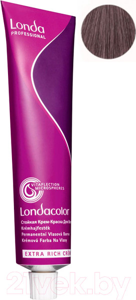 Изображение товара Крем-краска для волос Londa Professional Londacolor Стойкая Permanent 7/16 (пудровый сиреневый)