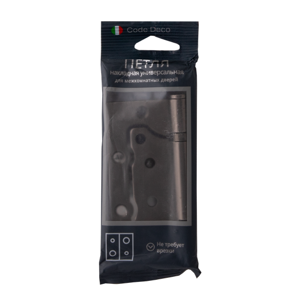 Изображение товара Петля дверная Code Deco 100x75x2.5-B2-GRF (графит)
