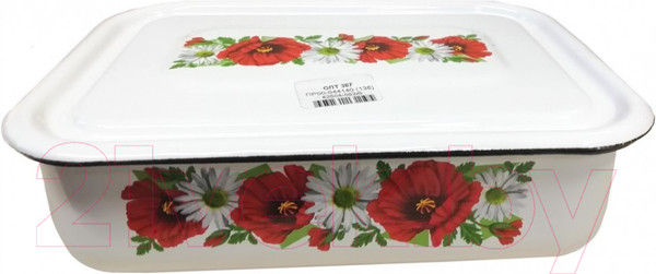 Изображение товара Контейнер КМЗ 42504-082/6 с рисунком (белый)