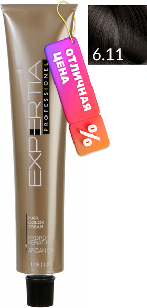 Изображение товара Крем-краска для волос Farcom Expertia Professionel 6.11 (100мл)