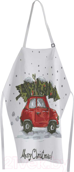 Изображение товара Кухонный фартук JoyArty Елка спешит праздновать / ap-20069