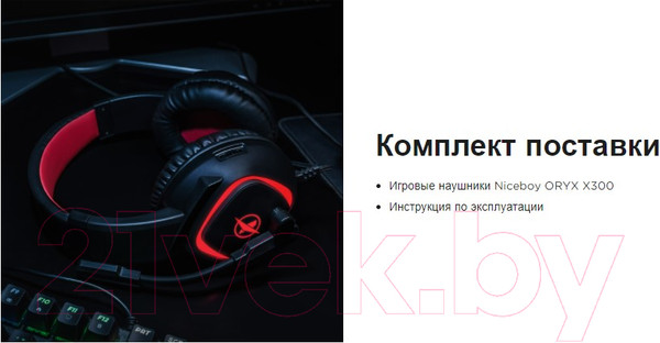 Изображение товара Наушники-гарнитура Niceboy Oryx X300