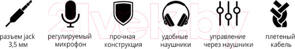 Изображение товара Наушники-гарнитура Niceboy Oryx X210 Donuts