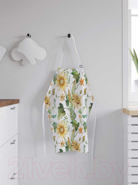 Изображение товара Кухонный фартук JoyArty Кукуруза и подсолнухи / ap-9852