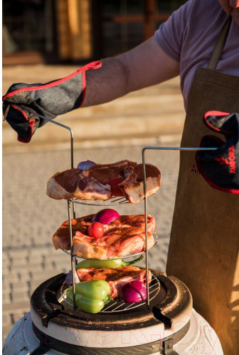 Изображение товара Решетка для тандыра Амфора 4х ярусная (большая)