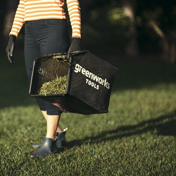 Изображение товара Газонокосилка аккумуляторная Greenworks GD40LM46HP 40V 46см / 2514407UB (c АКБ 4Ач и ЗУ)