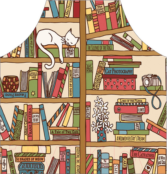 Изображение товара Кухонный фартук JoyArty Сон на книжной полке / ap-15576