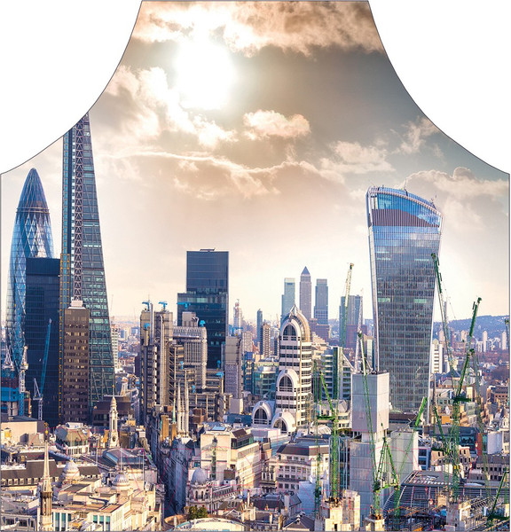 Изображение товара Кухонный фартук JoyArty Утренний мегаполис / ap-38543