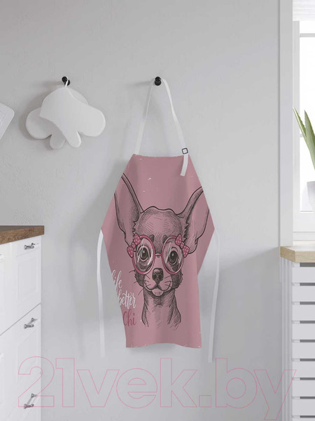 Изображение товара Кухонный фартук JoyArty Эскиз чихуахуа / ap-32985