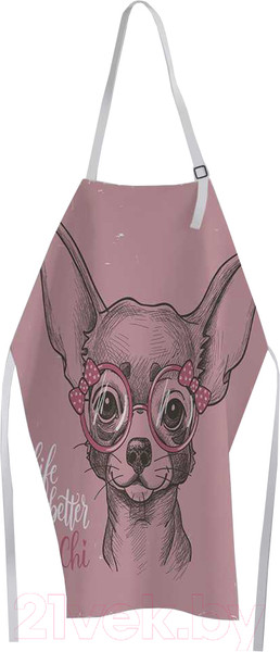 Изображение товара Кухонный фартук JoyArty Эскиз чихуахуа / ap-32985
