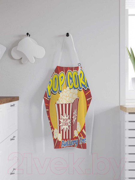 Изображение товара Кухонный фартук JoyArty Свежий попкорн / ap-15589