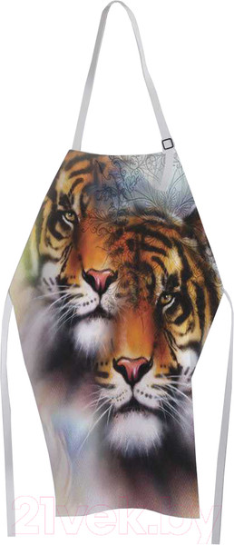 Изображение товара Кухонный фартук JoyArty Иллюзорные тигры / ap-16492