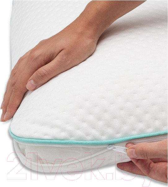 Изображение товара Подушка для сна Ambesonne Овальная 60x40 / plortoo-18