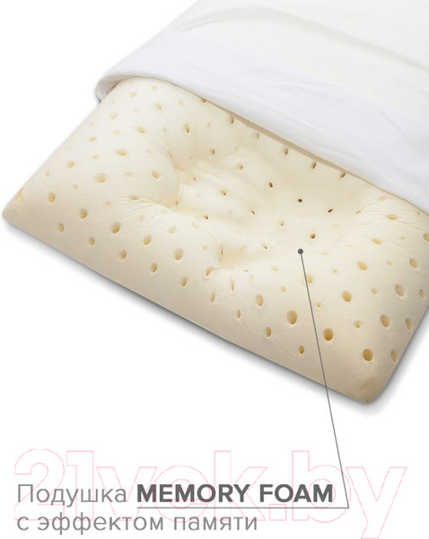 Изображение товара Подушка для сна Ambesonne Овальная 60x40 / plortoo-18