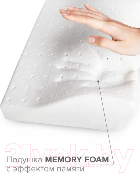 Изображение товара Анатомическая подушка Ambesonne Антихрап 48x29 / plortoas-01