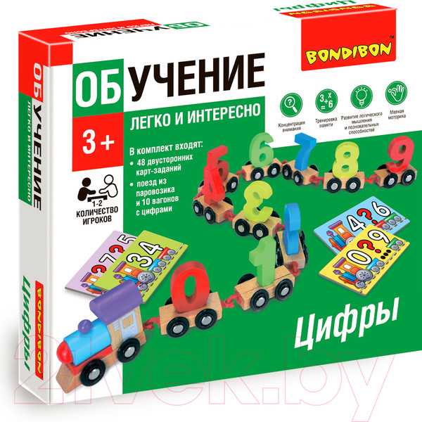 Изображение товара Развивающая игрушка Bondibon Обучение счету. Цифры / ВВ4903