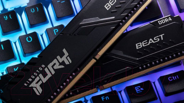 Изображение товара Оперативная память DDR4 Kingston KF436C18BBK2/64
