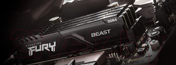Изображение товара Оперативная память DDR4 Kingston KF436C18BBK2/64