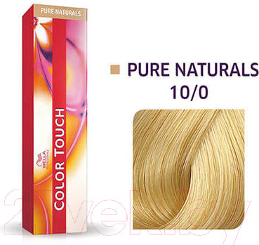 Изображение товара Крем-краска для волос Wella Professionals Color Touch 10/0 (60мл, очень яркий блондин)
