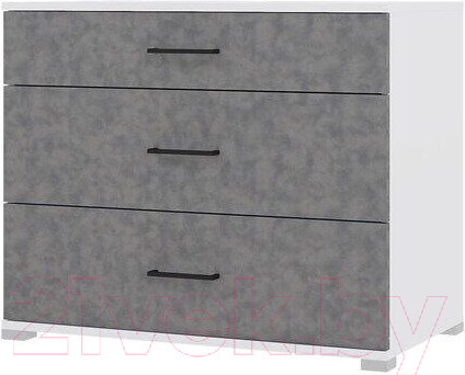 Изображение товара Комод Горизонт Мебель Victor (белый/бетон)