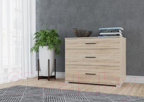 Изображение товара Комод Горизонт Мебель Victor (дуб сонома)