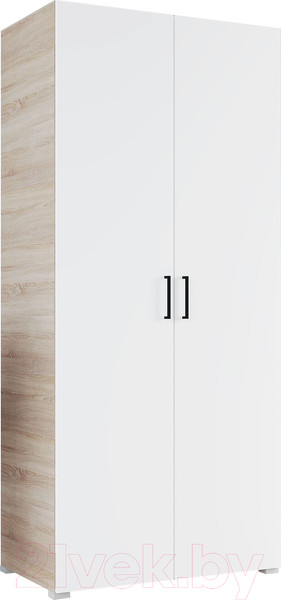 Изображение товара Шкаф Горизонт Мебель Victor (сонома/белый)