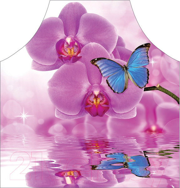 Изображение товара Кухонный фартук JoyArty Бабочка на орхидее / ap-11023