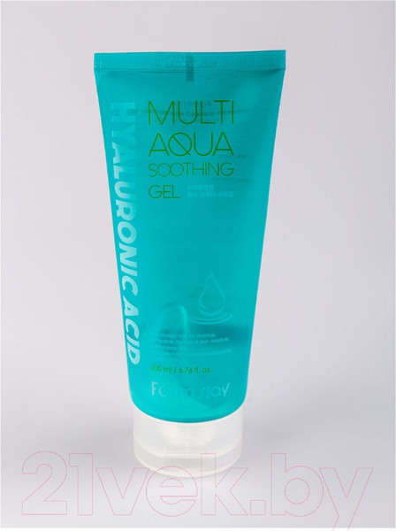 Изображение товара Гель для лица FarmStay Hyaluronic Acid Multi Aqua Многофункциональный успокаивающий (200мл)