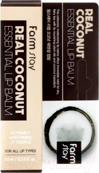 Изображение товара Бальзам для губ FarmStay Real Coconut Essential Lip Balm (10мл)