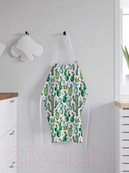 Изображение товара Кухонный фартук JoyArty Кактус акварелью / ap-30774