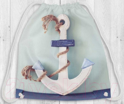 Изображение товара Мешок для обуви JoyArty Канат на якоре / bpa_7081