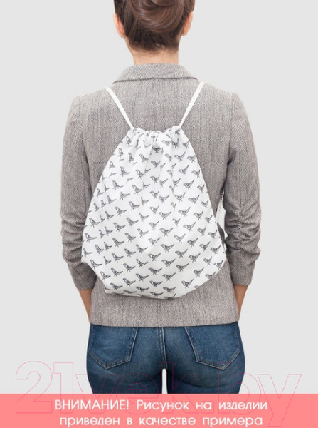 Изображение товара Мешок для обуви JoyArty Кактус акварелью / bpa_30774