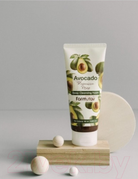 Изображение товара Пенка для умывания FarmStay Avocado Cleansing Foam (180мл)