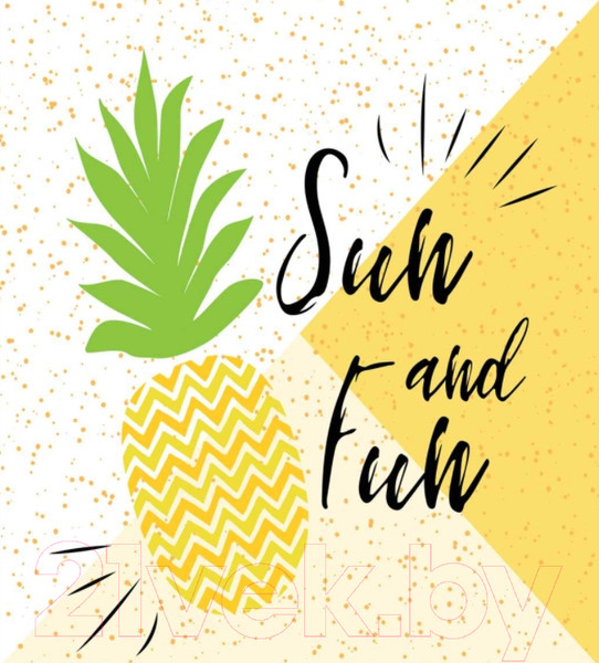 Изображение товара Мешок для обуви JoyArty Яркий ананас / bpa_77448