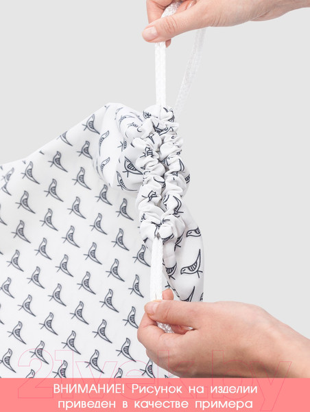 Изображение товара Мешок для обуви JoyArty Пингвин в новогоднюю ночь / bpa_290615