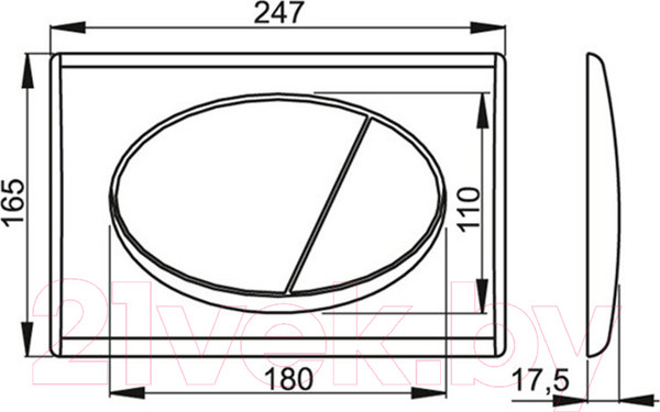 Изображение товара Инсталляция для унитаза Alcadrain AM101/1120-3:1 + M71