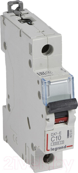 Изображение товара Выключатель автоматический Legrand DX3-E C 25A 1P 6kA 1M / 407265