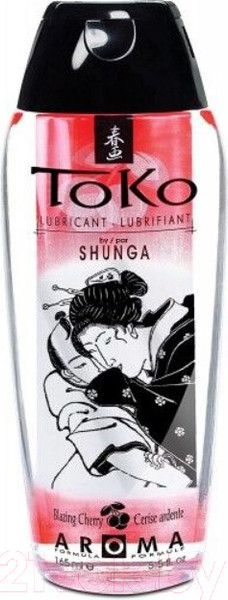Изображение товара Лубрикант-гель Shunga Toko Aroma Blazing Cherry / 6400 (165мл)