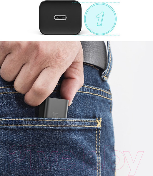 Изображение товара Зарядное устройство сетевое Baseus Super Si 1C 20W / CCSUP-B01 (черный)