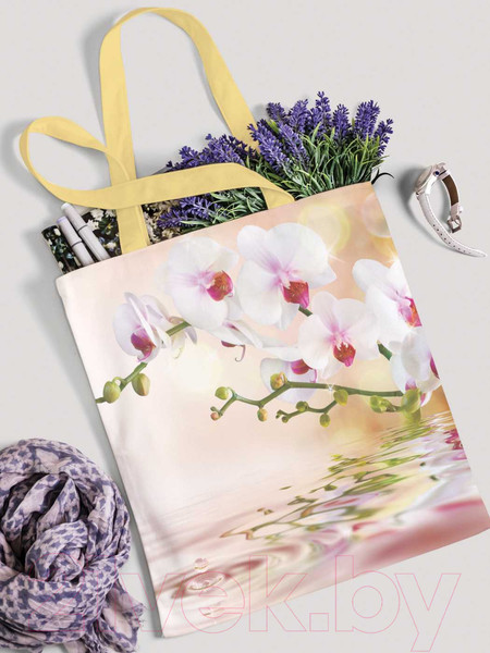 Изображение товара Сумка-шоппер JoyArty Нежная орхидея / bsh_2601