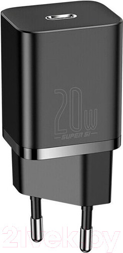 Изображение товара Зарядное устройство сетевое Baseus Super Si 1C Sets 20W / TZCCSUP-B01 (черный)