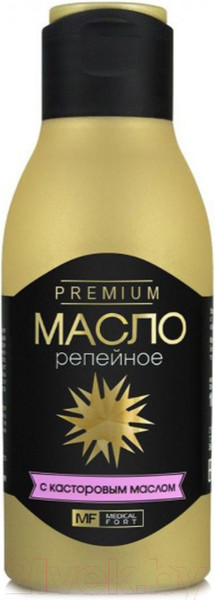 Изображение товара Масло косметическое Medicalfort Premium Репейное с касторовым маслом (100мл)