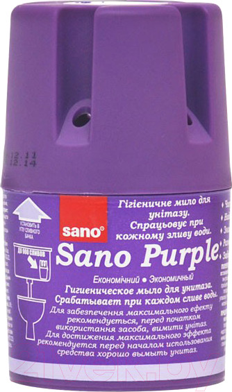 Изображение товара Чистящее средство для унитаза Sano Purple (150г)