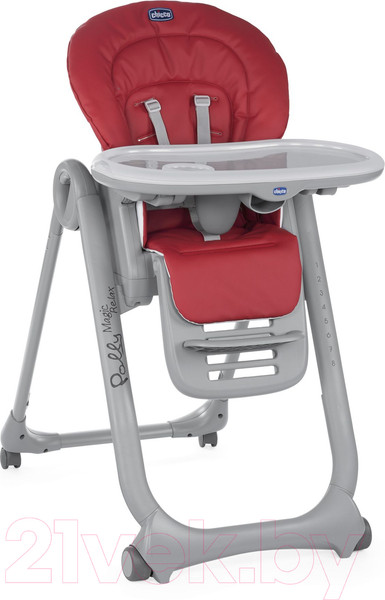Изображение товара Стульчик для кормления Chicco Polly Magic Relax (red)